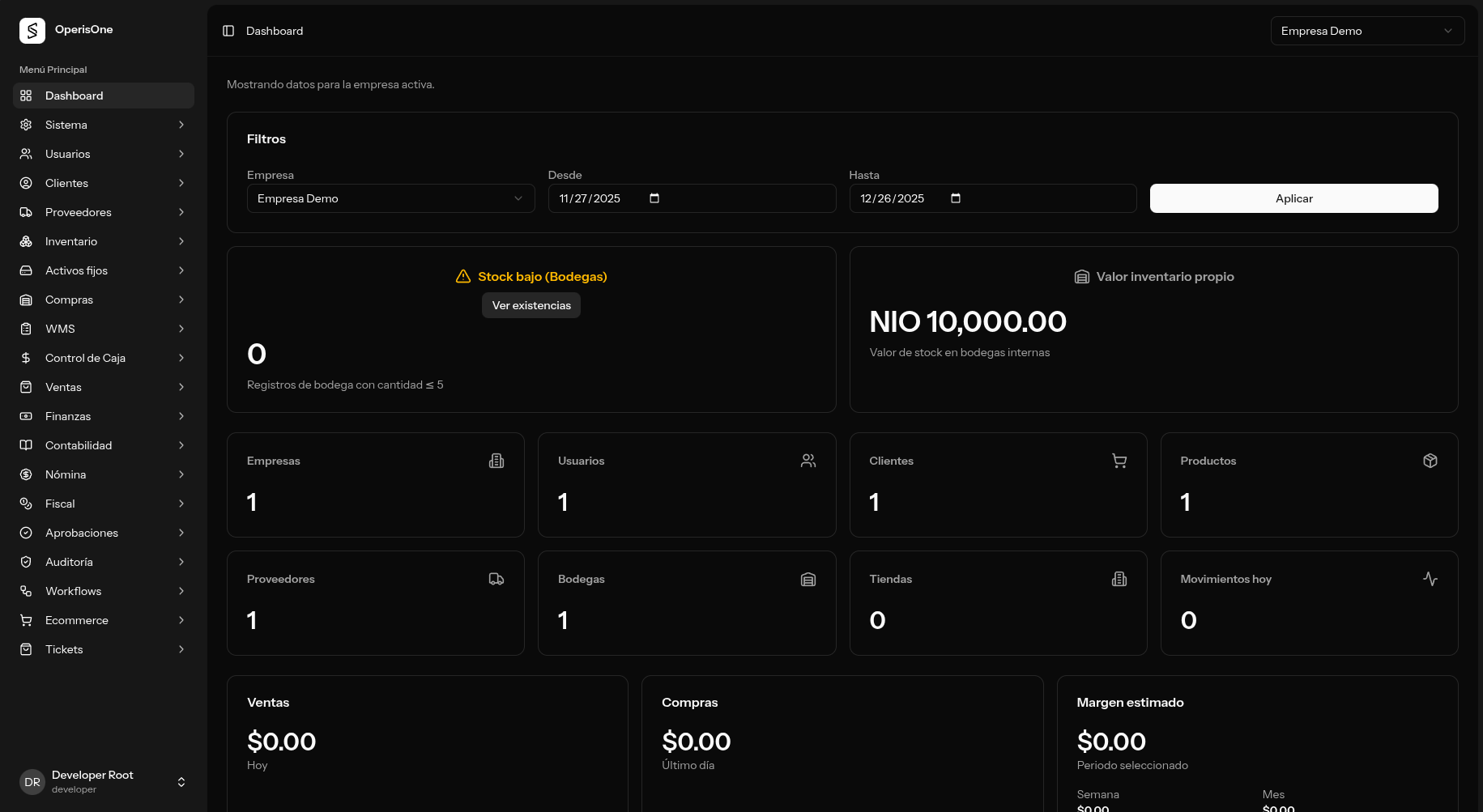 Captura 1 de OperisOne